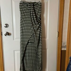 NWT Dani’s Closet rayon/spandex strapless elastic top mini/maxi dress, Size L